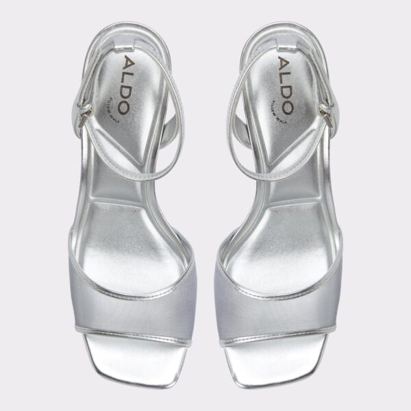 Chicglimmer Silver Women's Platform Sandals - 画像 (6)