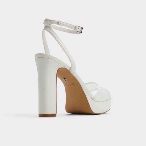 Chicglimmer Other White Women's Platform Sandals - 画像 (3)