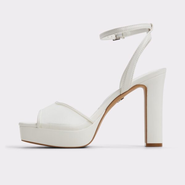 Chicglimmer Other White Women's Platform Sandals - 画像 (4)
