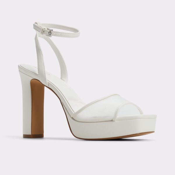 Chicglimmer Other White Women's Platform Sandals - 画像 (5)