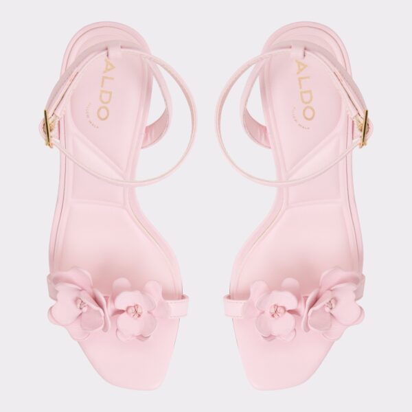 Daisylily Light Pink Women's Heeled Sandals - 画像 (7)