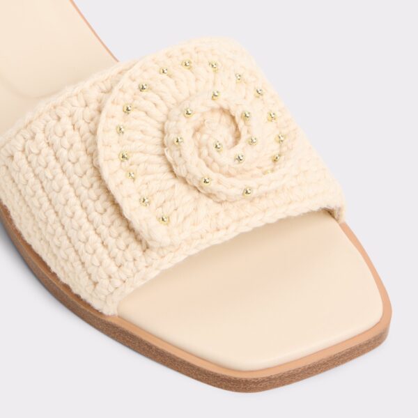 Sabbia Light Beige Women's Flat Sandals - 画像 (5)