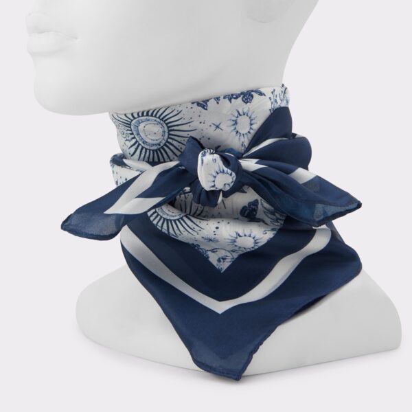 Wilse Navy Women's Scarves - 画像 (2)