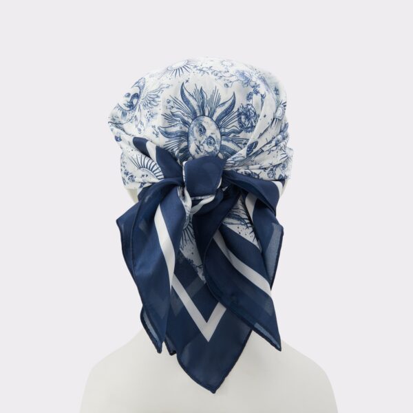 Wilse Navy Women's Scarves - 画像 (3)